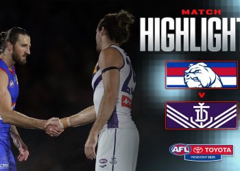 Western Bulldogs v Fremantle Highlights | Round 24, 2025 | AFL