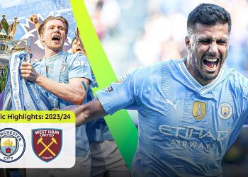Man City Win The Premier League! | Man City 3-1 West Ham | Classic Premier League Highlights