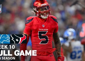 Detroit Lions vs. Houston Texans FULL GAME | NFL 2024 Season Week 10