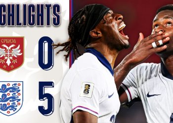 Madueke, Konsa & Guehi Score First Goals! | Serbia 0-5 England | World Cup Qualifiers | Highlights