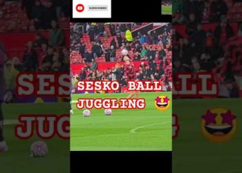 SESKO Ball Juggling before the Man United vs Sunderland game