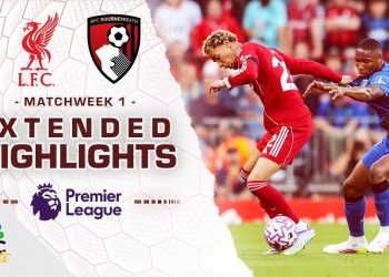 Liverpool v. Bournemouth | PREMIER LEAGUE HIGHLIGHTS | 8/15/2025 | NBC Sports