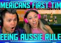 Americans First Time Seeing AFL: Aussie Rules Explained | THE WOLF HUNTERZ Jon and Dolly