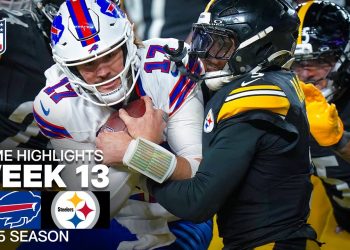 Buffalo Bills vs Pittsburgh Steelers Game Highlights | 2025 NFL Season Week 13