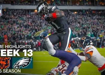 Chicago Bears vs Philadelphia Eagles Game Highlights | 2025 NFL Season Week 13