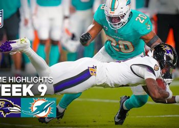 Baltimore Ravens vs Miami Dolphins Game Highlights | 2025 NFL Season Week 9