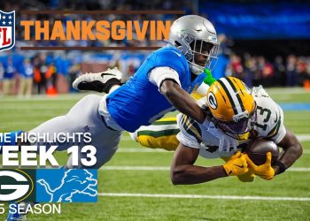 Green Bay Packers vs. Detroit Lions Game Highlights | NFL 2025 Season Week 13