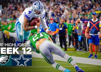 Philadelphia Eagles vs Dallas Cowboys Game Highlights | 2025 NFL Season Week 12