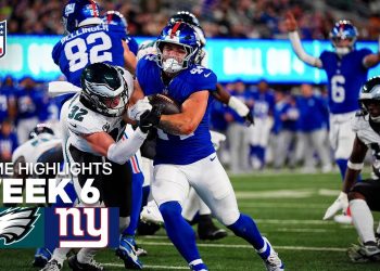 Philadelphia Eagles vs New York Giants Game Highlights | 2025 NFL Season Week 6