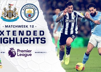 Newcastle United v. Manchester City | PREMIER LEAGUE HIGHLIGHTS | 11/22/2025 | NBC Sports