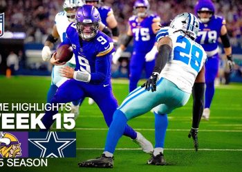 Minnesota Vikings vs Dallas Cowboys Game Highlights | 2025 NFL Season Week 15