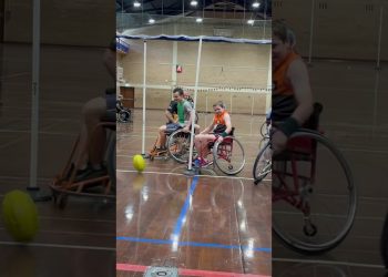 Wheel chair afl part 1#afl #football #aussierules  #sports #sports #wheelchair #wheelchairsport