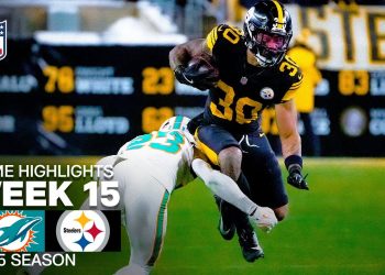 Miami Dolphins vs Pittsburgh Steelers Game Highlights | 2025 NFL Season Week 15