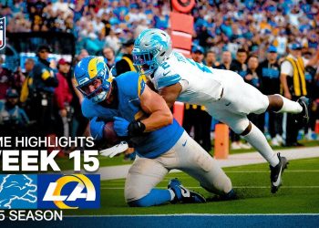 Detroit Lions vs Los Angeles Rams Game Highlights | 2025 NFL Season Week 15