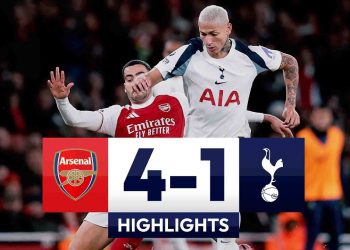 Arsenal 4-1 Spurs | Premier League Highlights