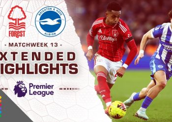 Nottingham Forest v. Brighton | PREMIER LEAGUE HIGHLIGHTS | 11/30/2025 | NBC Sports