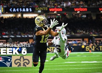 New England Patriots vs New Orleans Saints Game Highlights | 2025 NFL Season Week 6