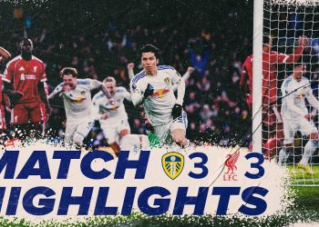 Leeds United 3-3 Liverpool | Premier League highlights | Tanaka 96th-minute equaliser!