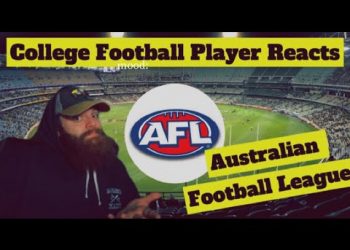 AUSTRALIAN FOOTBALL LEAGUE [AFL] || Reaction from a College Football Player