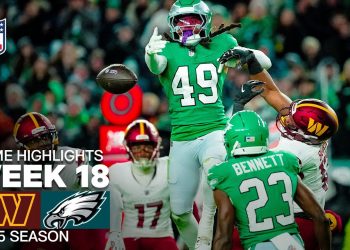 Washington Commanders vs Philadelphia Eagles Game Highlights | 2025 NFL Season Week 18
