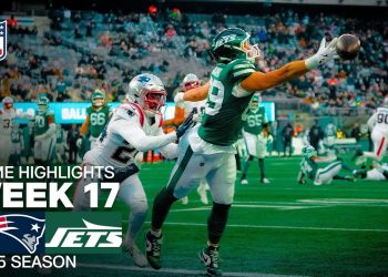 New England Patriots vs New York Jets Game Highlights | 2025 NFL Season Week 17