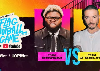 Team J Balvin vs. Team Druski: YouTube SBLX Flag Football Game