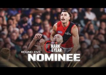Sam soars over big Demon | Round Five Mark of the Year nominee | AFL