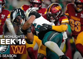 Philadelphia Eagles vs Washington Commanders Game Highlights | 2025 NFL Season Week 16