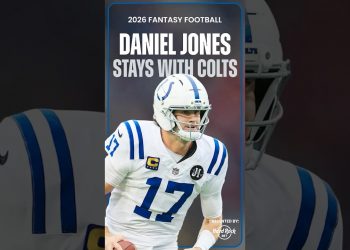 Daniel Jones Re-Signs with the Colts! | Fantasy Football Outlook #shorts
