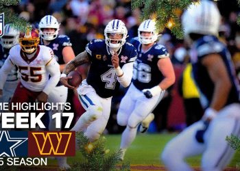 Dallas Cowboys vs Washington Commanders Christmas Day Game Highlights | 2025 NFL Season Week 17