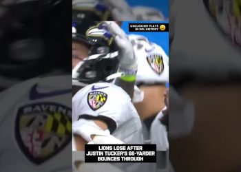 UNLUCKIEST PLAYS IN NFL History: Lions Lose after Justin Tucker's 66 Yarder Bounces through