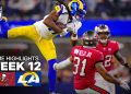 Tampa Bay Buccaneers vs Los Angeles Rams Game Highlights | 2025 NFL Season Week 12