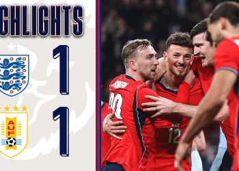 Ben White Scores His First Goal! | England 1-1 Uruguay | International Match | Highlights