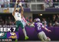 Philadelphia Eagles vs. Minnesota Vikings Game Highlights | NFL 2025 Season Week 7