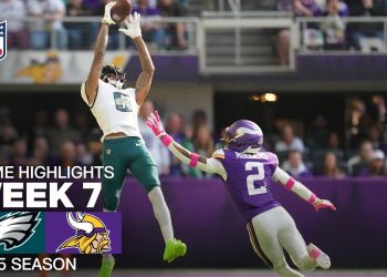 Philadelphia Eagles vs. Minnesota Vikings Game Highlights | NFL 2025 Season Week 7