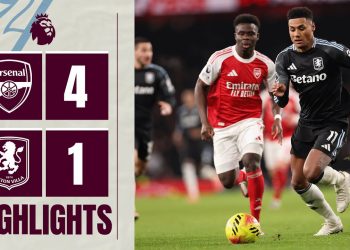 Arsenal 4-1 Aston Villa | Premier League Highlights
