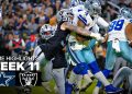 Dallas Cowboys vs Las Vegas Raiders Game Highlights | 2025 NFL Season Week 11