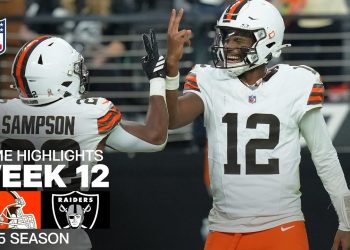 Cleveland Browns vs. Las Vegas Raiders Game Highlights | NFL 2025 Season Week 12