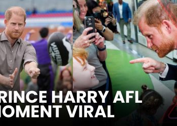 Royal moment Prince Harry plays Aussie Rules football  | NewsX World