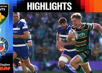 HIGHLIGHTS & REACTION: Northampton Saints v Bath Rugby | LATE DRAMA! | Gallagher PREM 25/26 | R 14