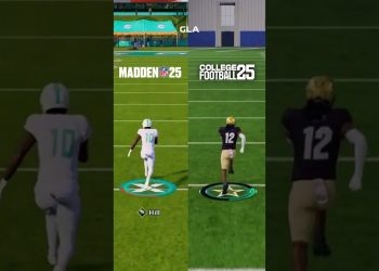 Madden 25 vs. College Football 25 Race | Tyreek Hill , Travis Hunter PS5