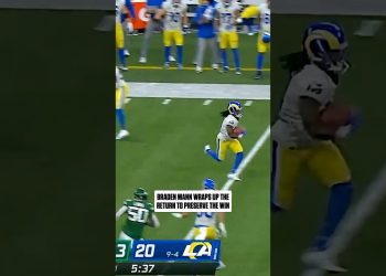 GREATEST GAME WINNING TACKLES: Braden Mann's Return Stop preserves the Rams Win