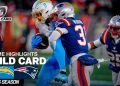 Los Angeles Chargers vs New England Patriots Game Highlights | 2025 NFL Season Wild Card Round