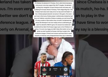 SUNDERLAND 2-1 CHELSEA, ENGLISH PREMIER LEAGUE. #goviral #football #epl #chelseafc #comedy #matchday