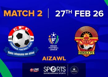 LIVE – Chanmari FC vs Gokulam Kerala FC – Indian Football League 2026. Aizawl | Doordarshan Sports