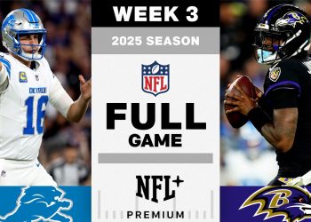 GAME OF THE WEEK!! Detroit Lions vs. Baltimore Ravens FULL ELECTRIC GAME! | NFL 2025 Season Week 3