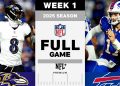 Game of the Year! Baltimore Ravens vs. Buffalo Bills FULL GAME | NFL 2025 Season Week 1