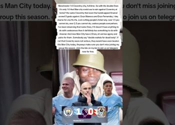 MAN CITY 1-0 COVENTRY, ENGLISH PREMIER LEAGUE. #football #goviral #epl #mancity #matchday #funny