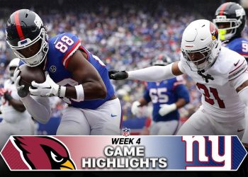 Arizona Cardinals vs. New York Giants Game Highlights | NFL 2026 Season Week 4