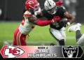Kansas City Chiefs vs. Las Vegas Raiders Game Highlights | NFL 2026 Season Week 4